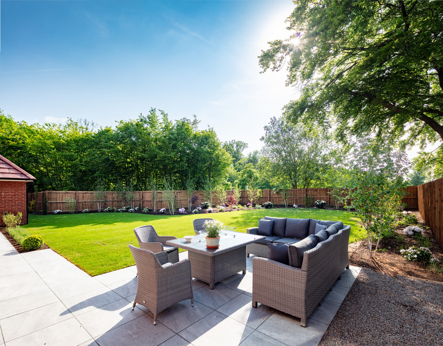 Complete garden transformation